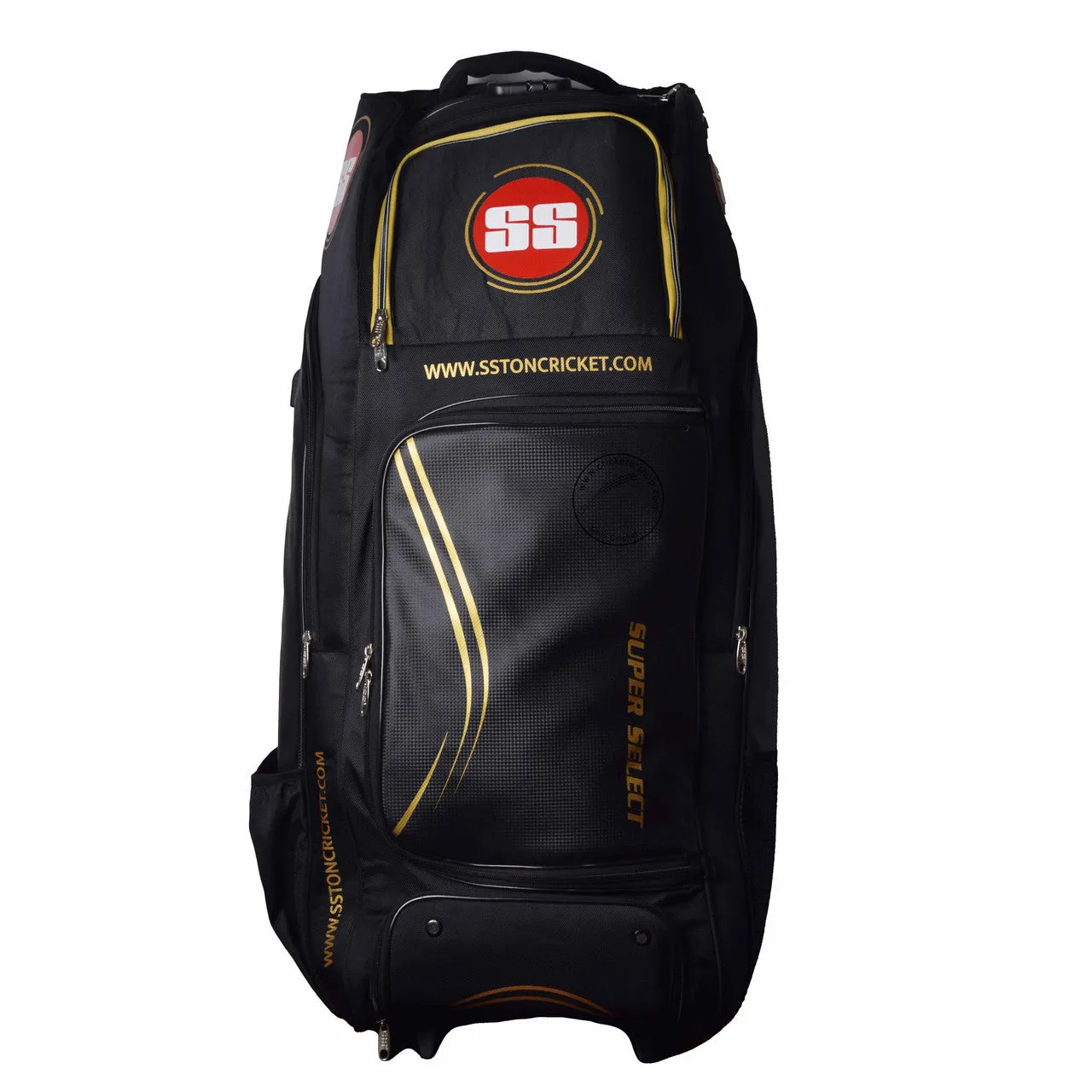 SS Super Select Duffle Cricket Kit Bag With Wheels Colour Black