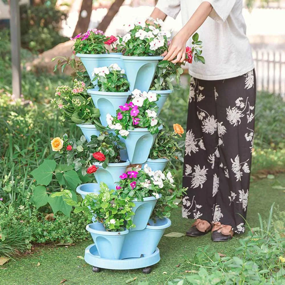 Stackable Gardening Tower(🎊 30% OFF   Free Shipping)