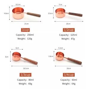 Stainless Steel Measuring Cups & Spoons