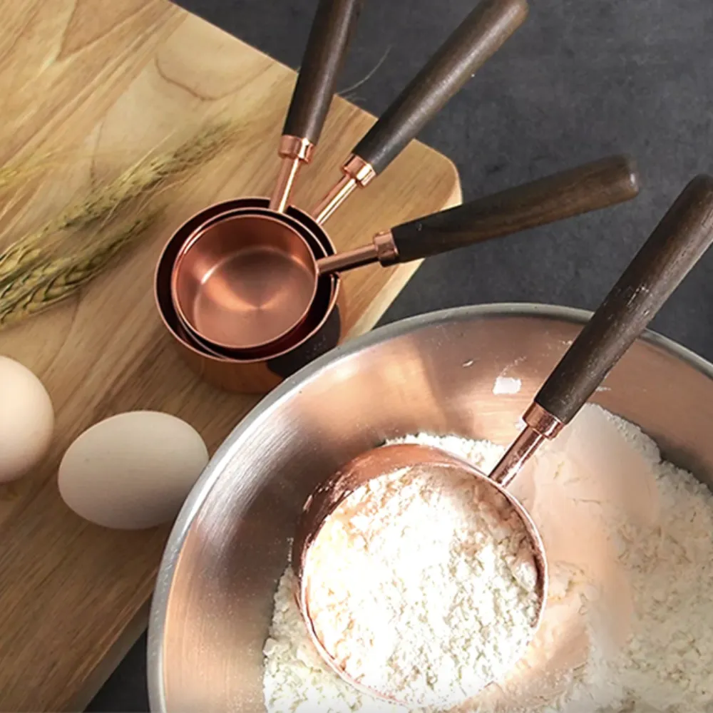 Stainless Steel Measuring Cups & Spoons