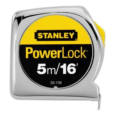Stanley® Products Powerlock® Tape Rules 3/4 in Wide Blade, 3/4 in x 5 m/16 ft, 33-158