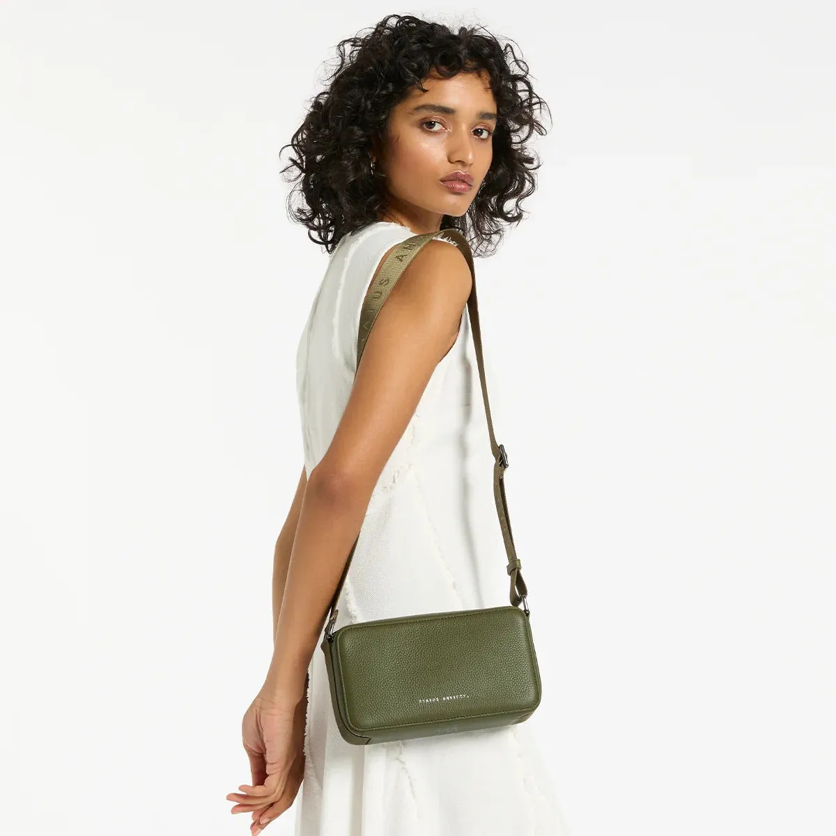 Status Anxiety II DELIRIUM Cross Body Bag - Khaki