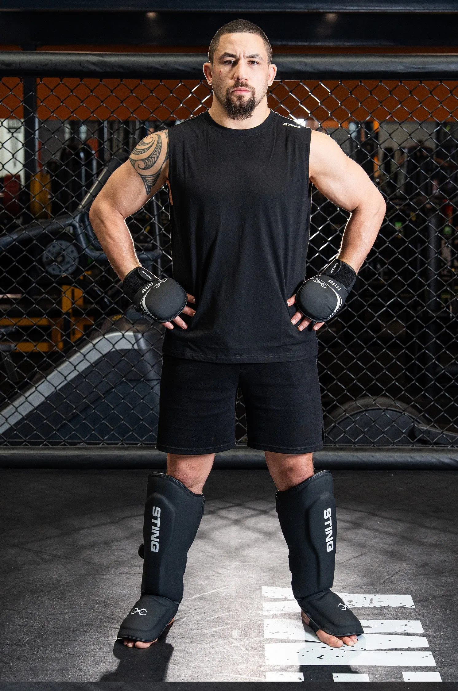 STING MMA SHIN & INSTEP PADS PYTHON