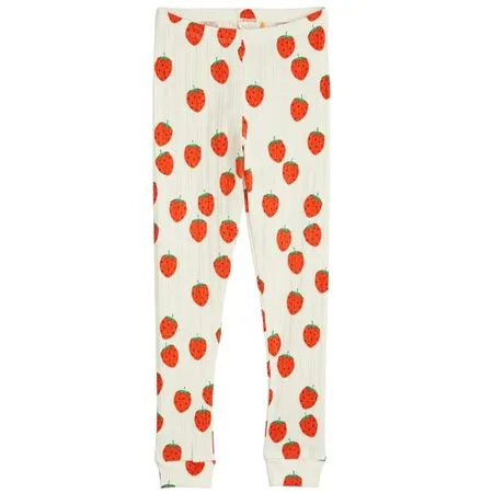 Strawberry Ribbed Leggings