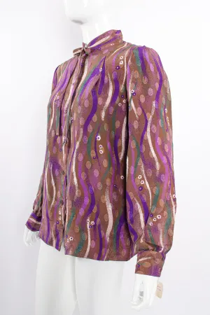 Streamer Dot Blouse