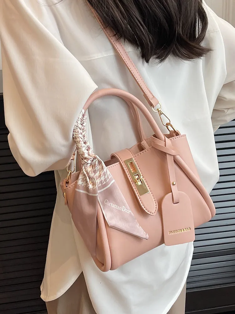 Summer Easiest for Match Textured Satchel Women's Bag