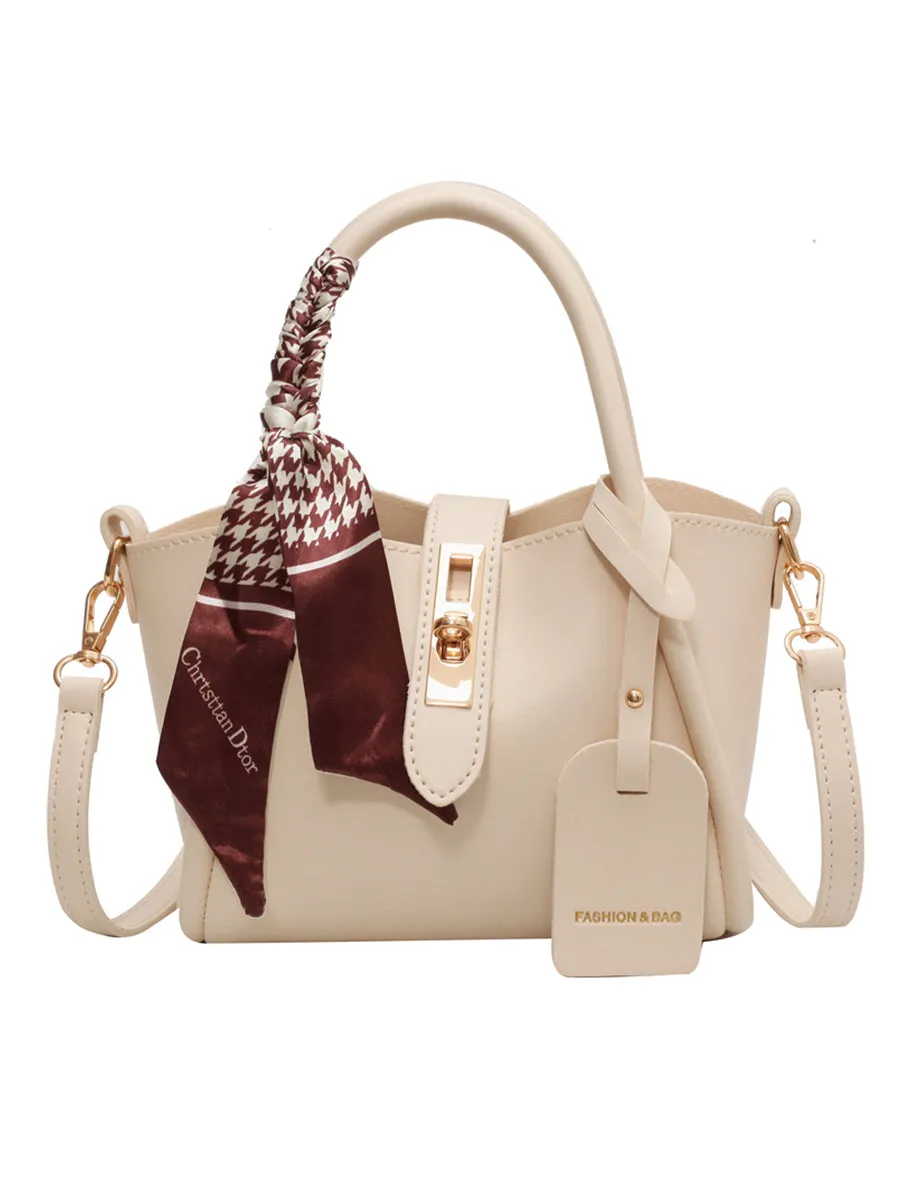 Summer Easiest for Match Textured Satchel Women's Bag