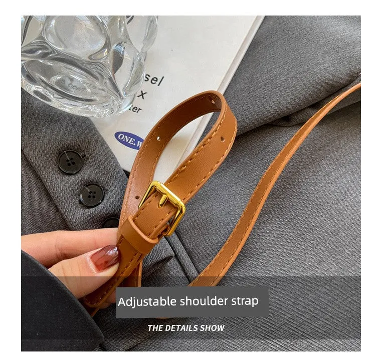 Summer Shoulder Texture Niche Style Satchel Crossbody Bag