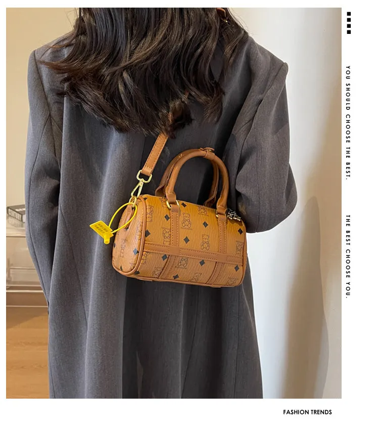 Summer Shoulder Texture Niche Style Satchel Crossbody Bag