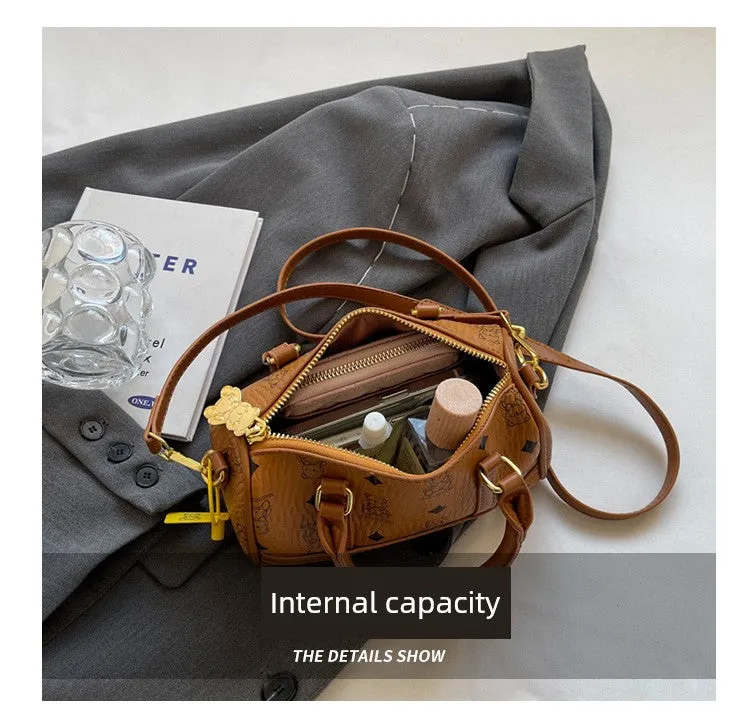 Summer Shoulder Texture Niche Style Satchel Crossbody Bag