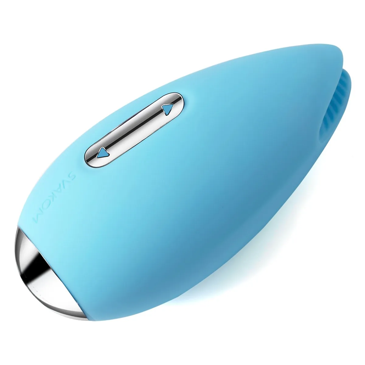 SVAKOM Candy 3-function Rechargeable Silicone Massager with Moving Lips Pale Blue