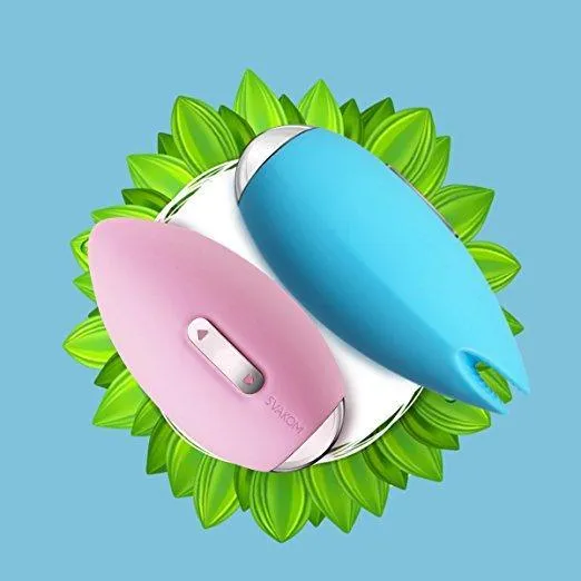 SVAKOM Candy 3-function Rechargeable Silicone Massager with Moving Lips Pale Pink