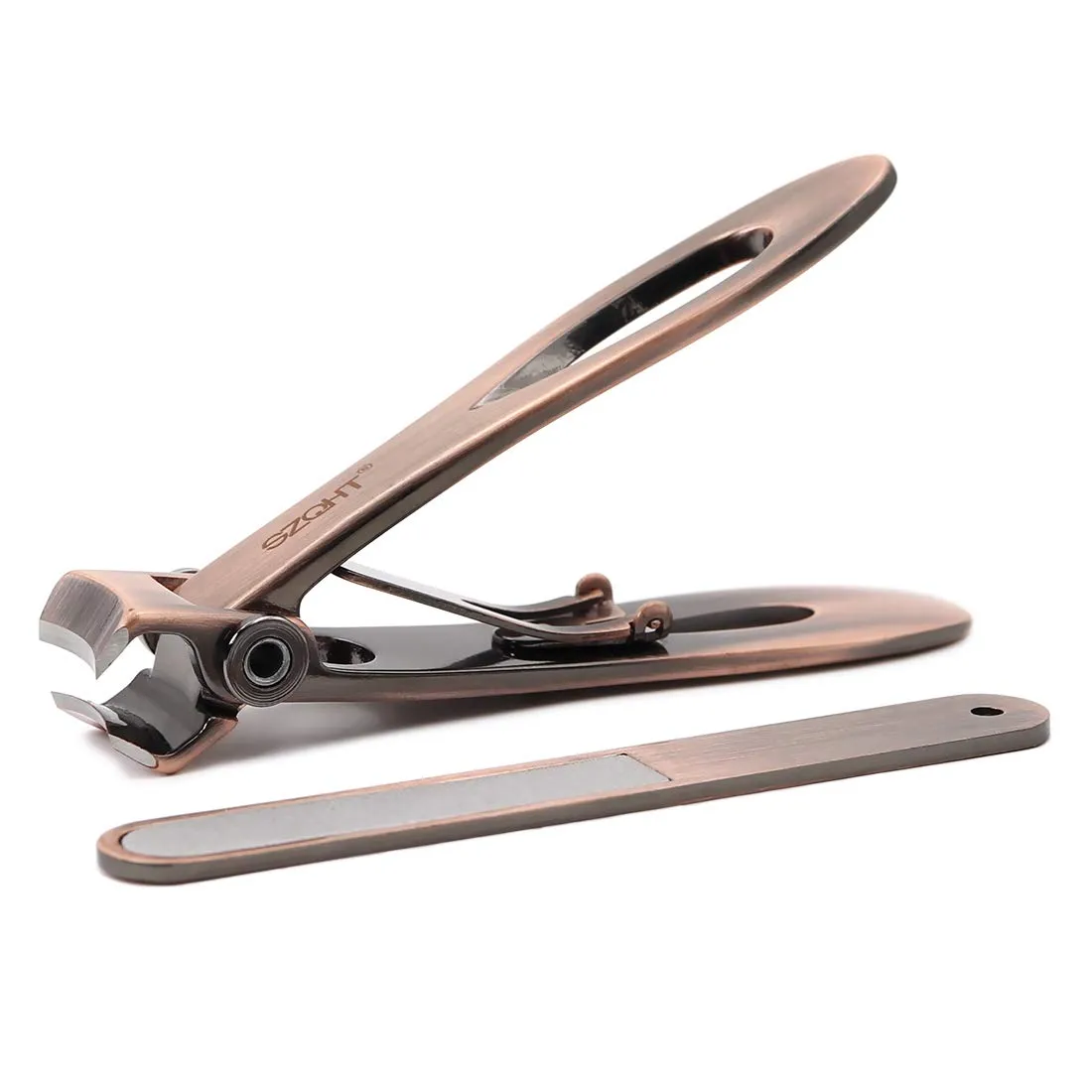 SZQHT 15mm Wide Jaw Opening Nail Clippers for Thick Nails,Finger Nail Clippers for Ingrown Toenail Clippers for Men,Tough Nails, Seniors, Adults.Deluxe Sturdy Stainless Steel Big(Silver)