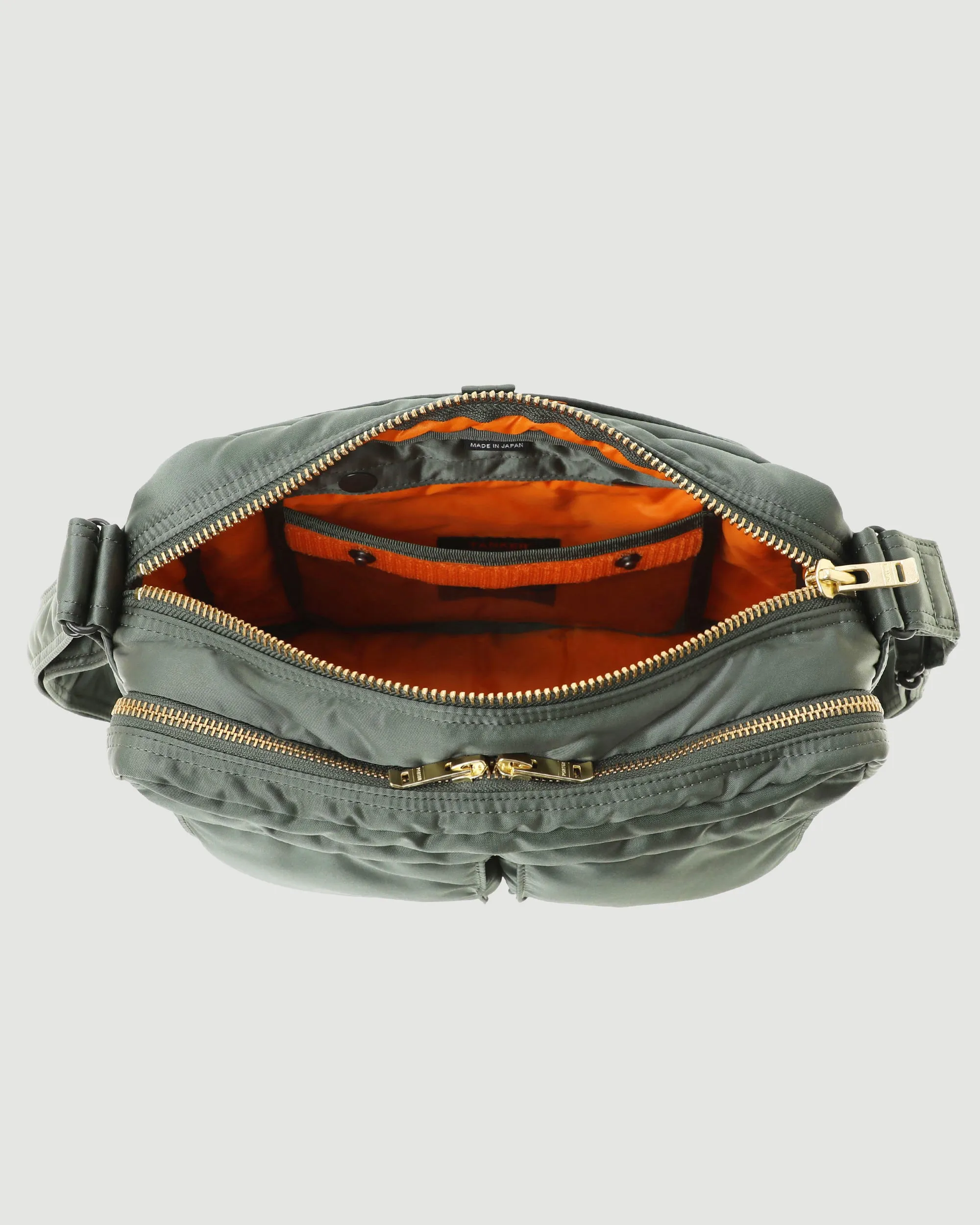 Tanker Sling Bag W Zip Sage Green