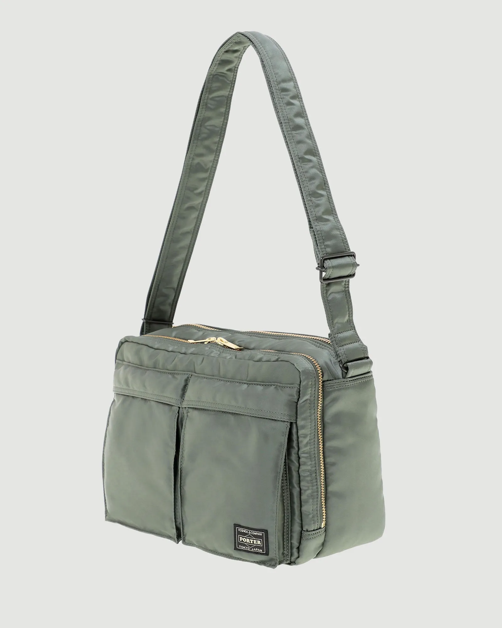 Tanker Sling Bag W Zip Sage Green