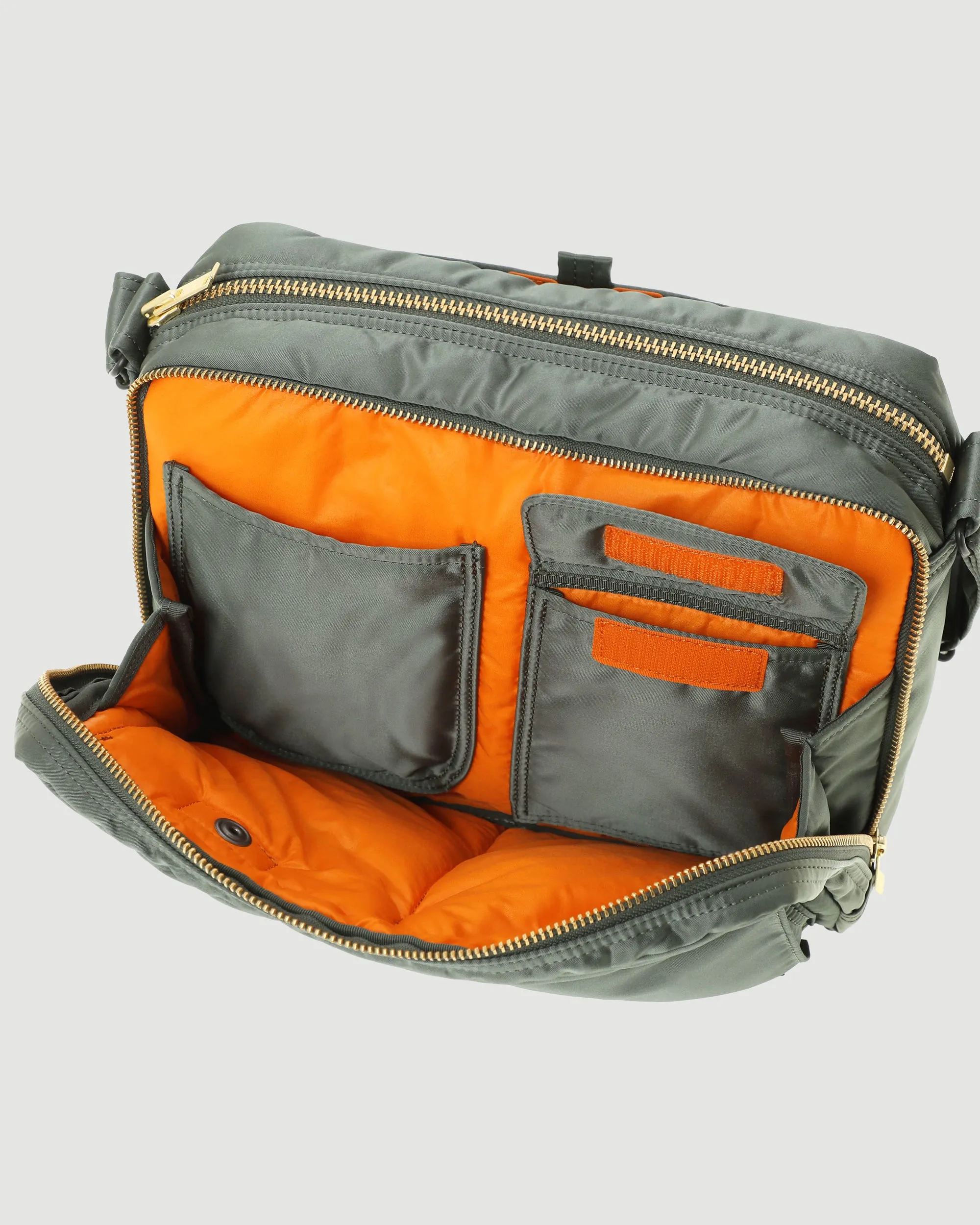 Tanker Sling Bag W Zip Sage Green