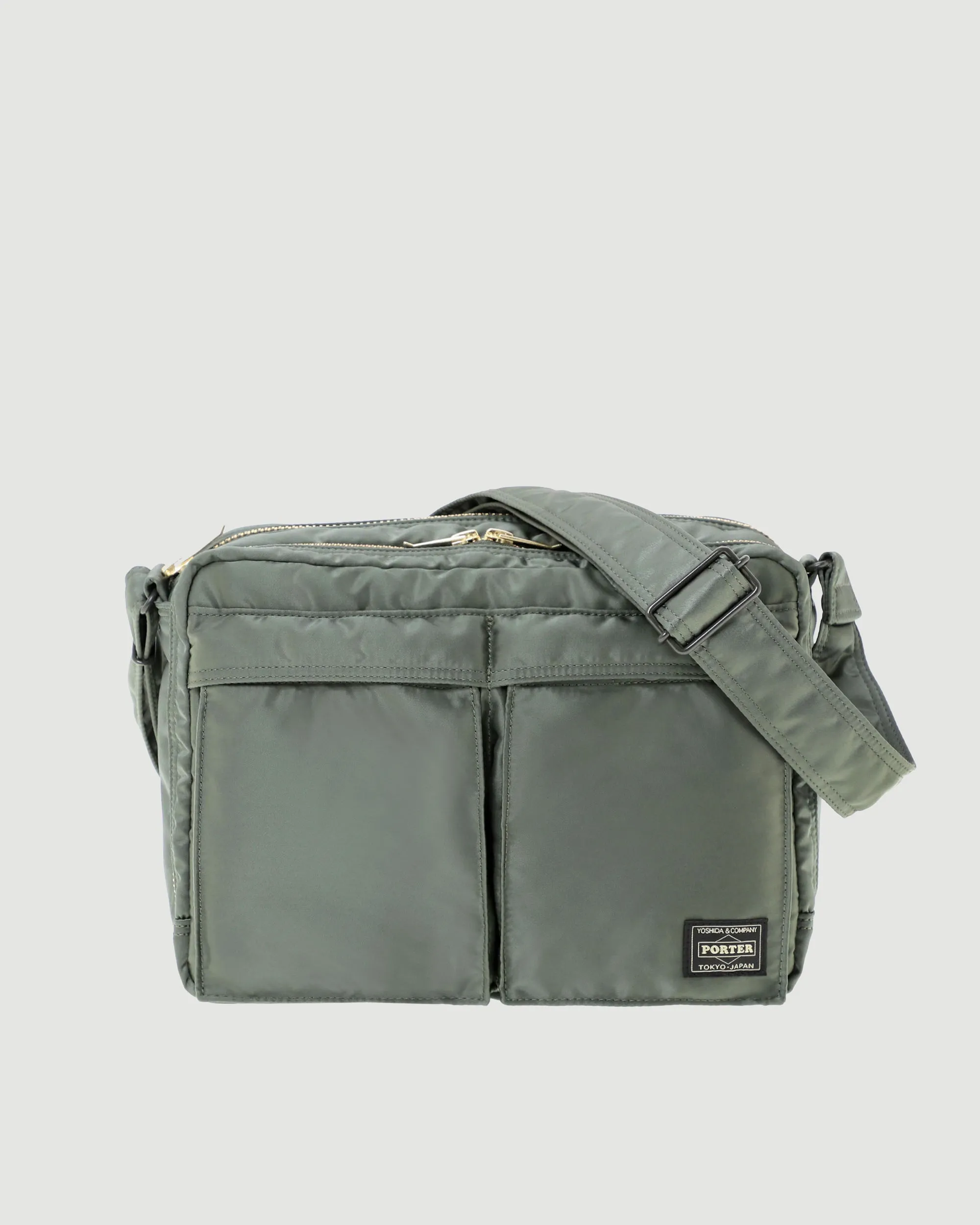 Tanker Sling Bag W Zip Sage Green