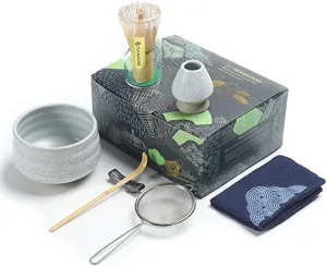 TEANAGOO Japanese Tea Set, Matcha Whisk Set, Matcha Bowl Bamboo Matcha Whisk (Chasen), Scoop (chashaku), Matcha Whisk Holder, Tea Making Kit. MSB-5, Matcha Green Tea Powder Kit. Matcha Tea Kit - Retails $88 
