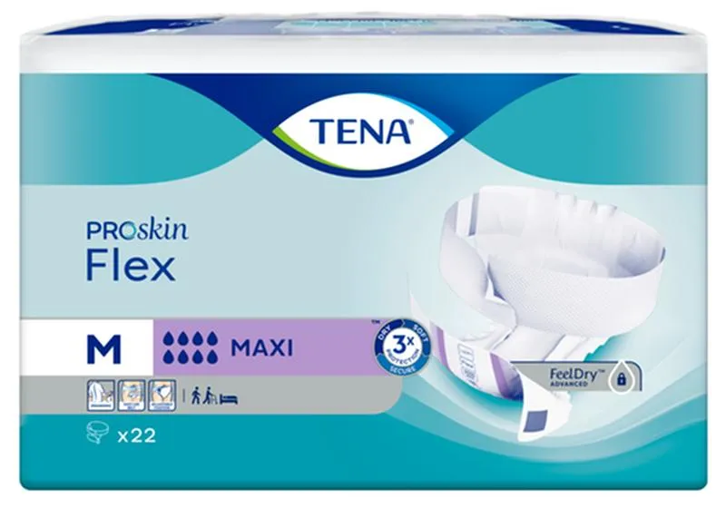TENA® ProSkin™ Flex Maxi Brief, Maximum Absorbency, Size 12/Medium