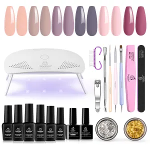Tender Summer Night Starter Kit: Nail Art Gels, Tools & Accessories
