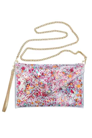The Essentials Convertible Confetti Clutch