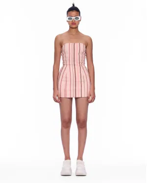 The Sculpted Corset Dress : Stripe 27