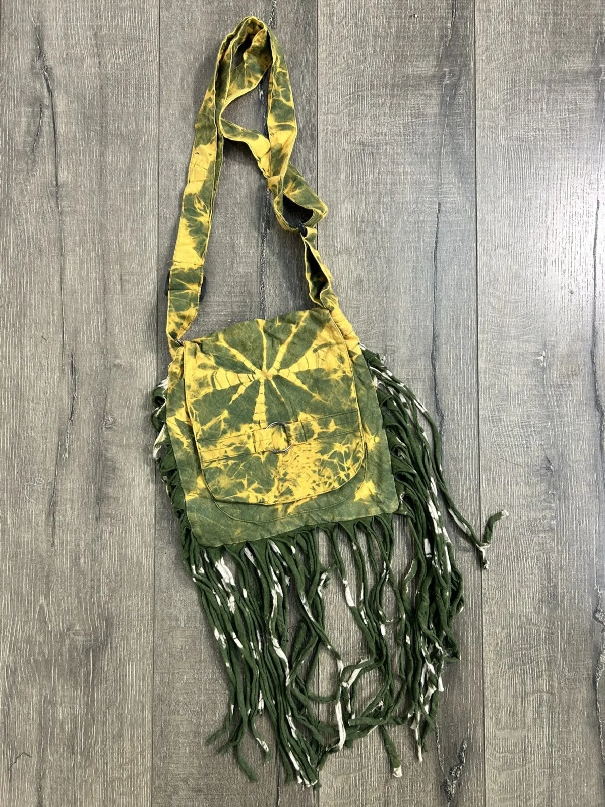 Tie Dye Small Tassel Bag
