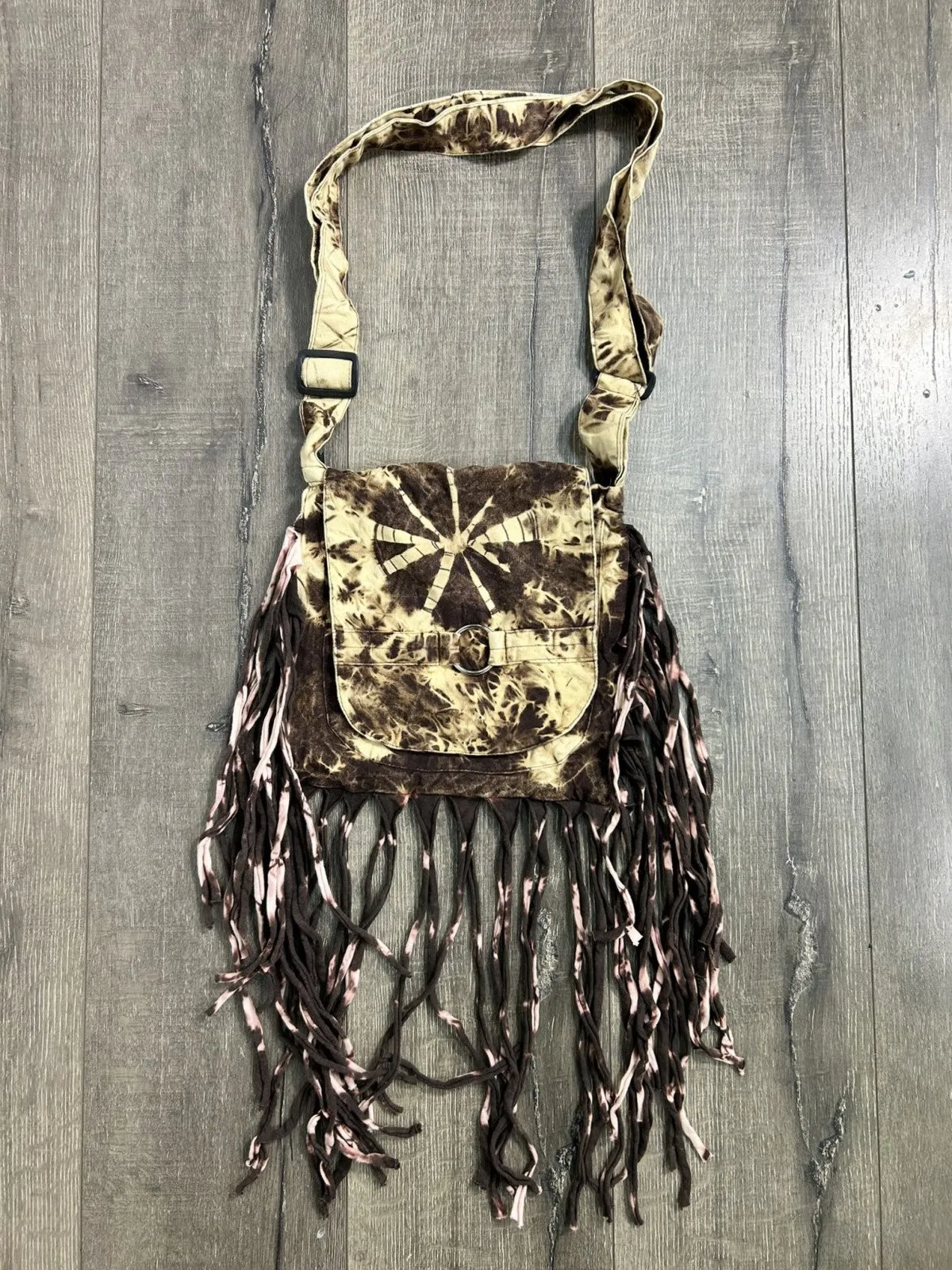 Tie Dye Small Tassel Bag