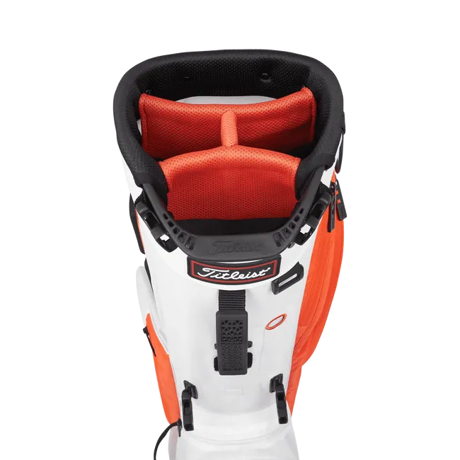 Titleist 2021 Players 4 Stand Bag White/Flame (TB21SX4-18)