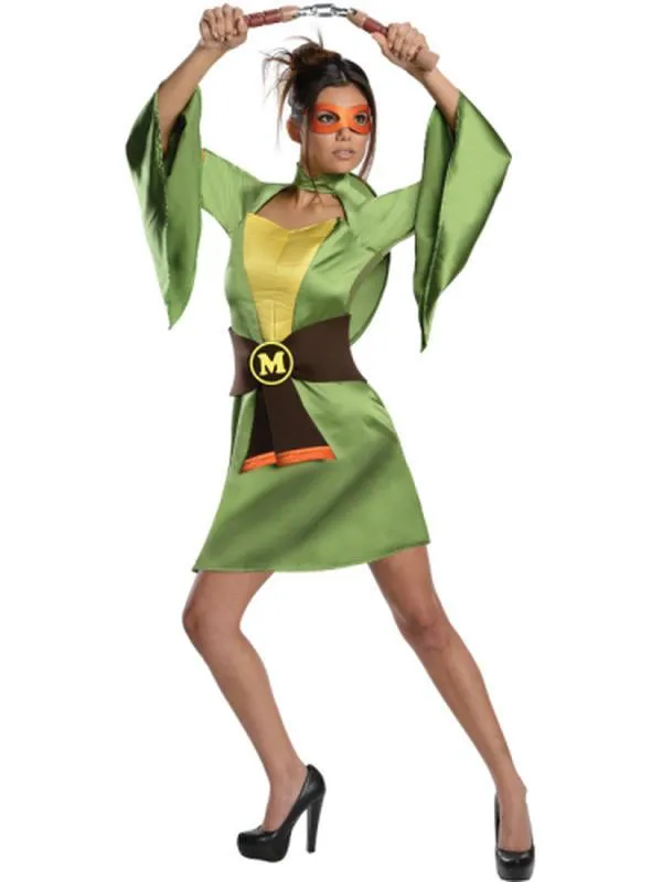 Tmnt Michelangelo Female Kimono Size Xs