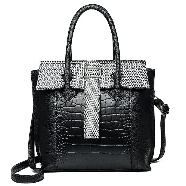 Tote Bag Snake Women's Bag: Stylish PU Crocodile Handbag