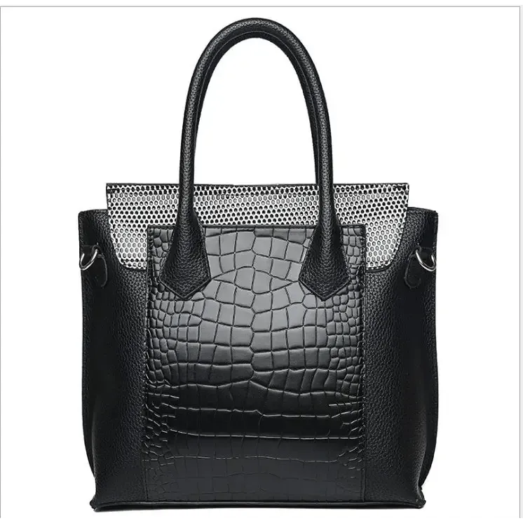 Tote Bag Snake Women's Bag: Stylish PU Crocodile Handbag