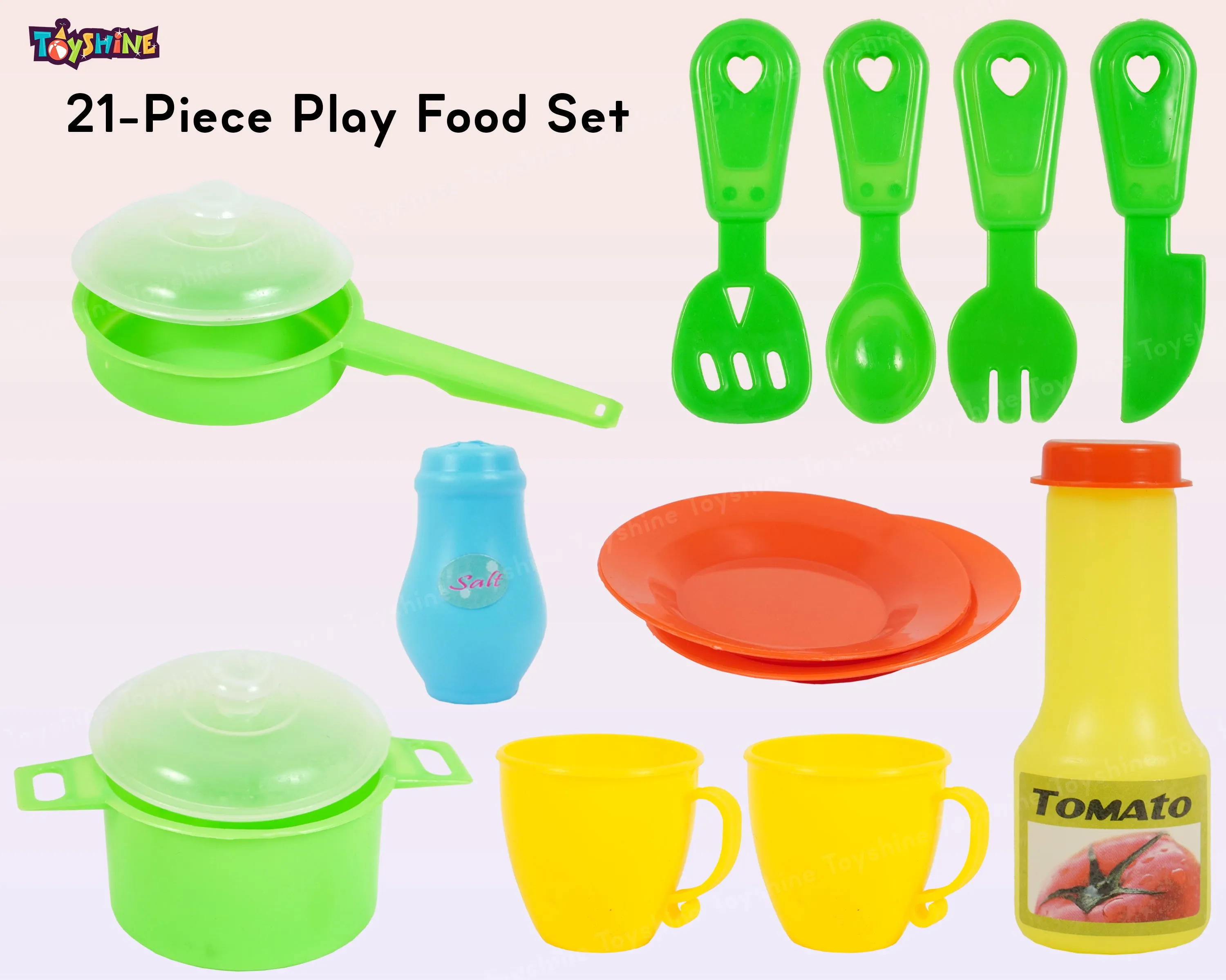 Toyshine 2 in 1 Master Chef Cum Mini Bus Vehicle Play Food Toy Set with Sound for Age 3  
