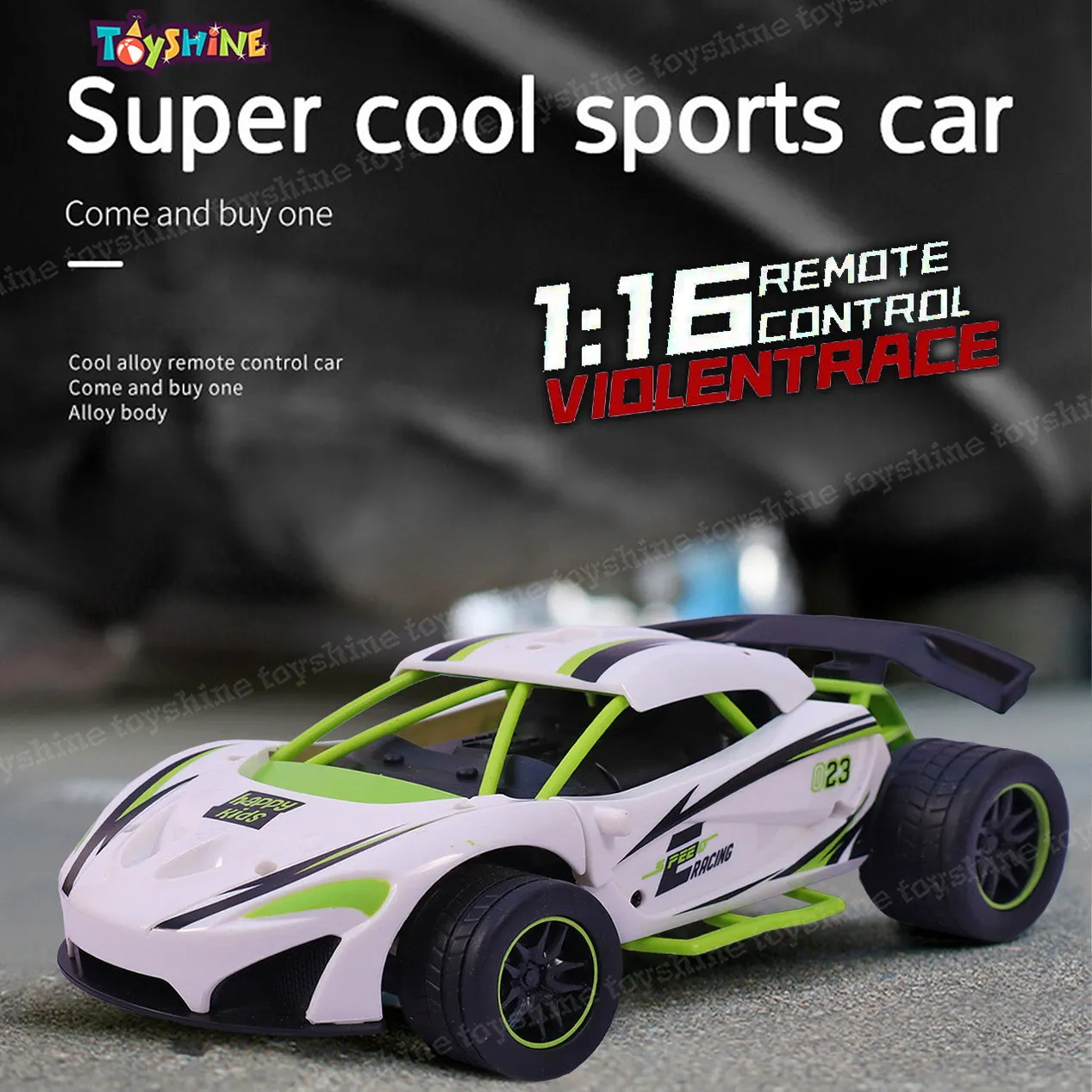 Toyshine Rechageable Hero Smoke Mist Spray Racing Runner Car Toys 2.4 GHz with LED Light and Sound Electric Toy for Kids