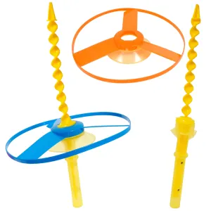 Toyshine Twisty Pull String Flying Saucer Fly and Catch Helicopter Toy Flies Upto 50 ft Outdoor and Indoor Play for Age 3 