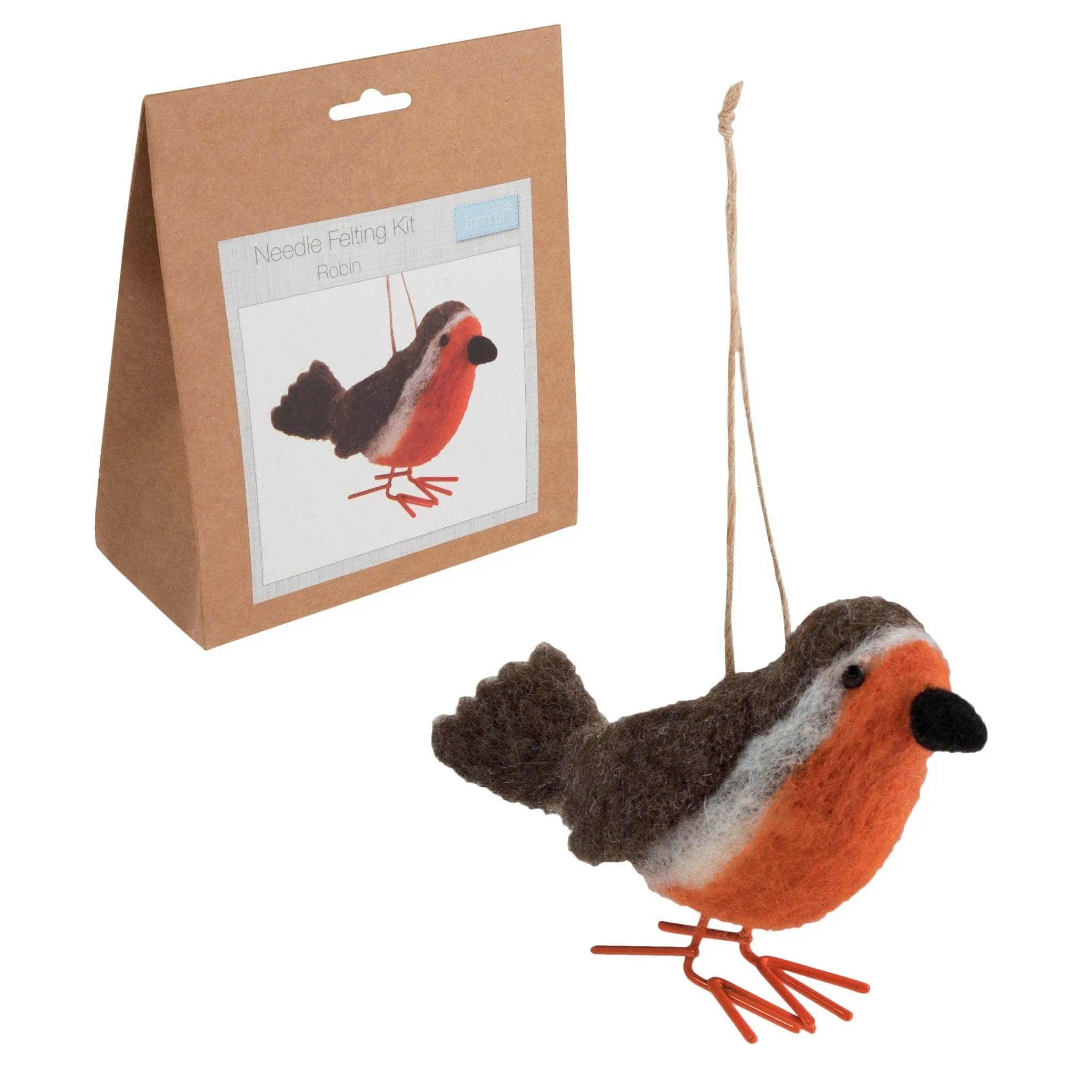 Trimits | Needle Felting Kit | Robin