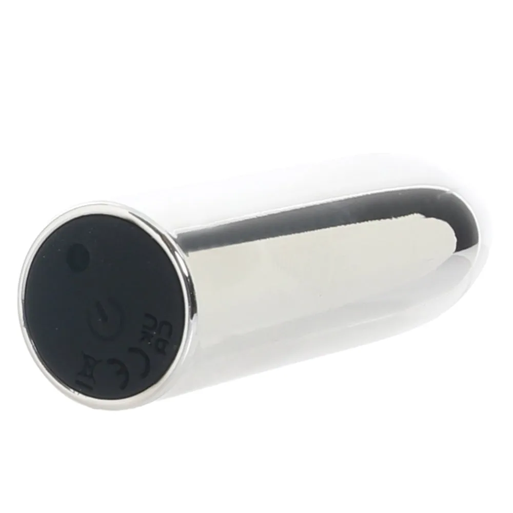 Turbo Buzz Classic Mini Bullet Vibe in Silver