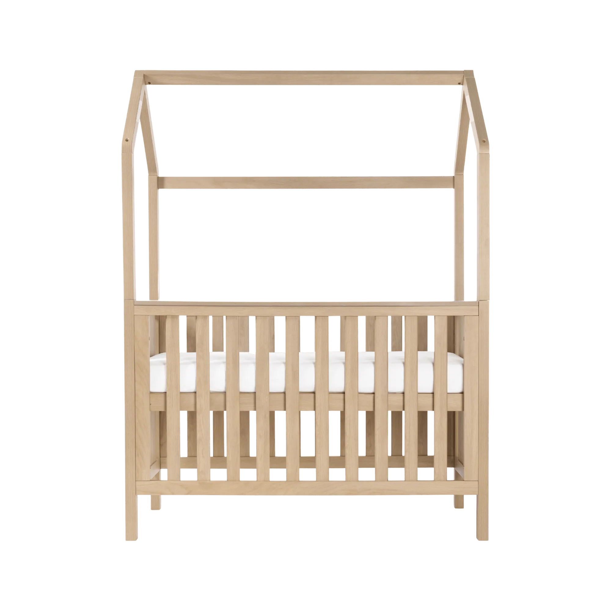 Tutti Bambini Casa 3in1 Mini House Cot Bed (120 x 60cm) - Harvest Oak