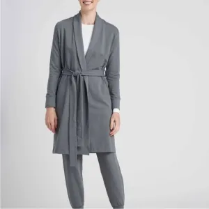UNIVERSAL STANDARD- Rachele Lounge Robe Pima Cotton