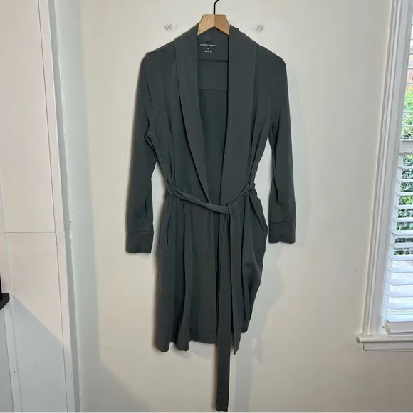 UNIVERSAL STANDARD- Rachele Lounge Robe Pima Cotton