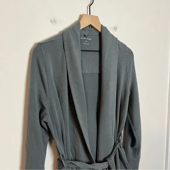 UNIVERSAL STANDARD- Rachele Lounge Robe Pima Cotton