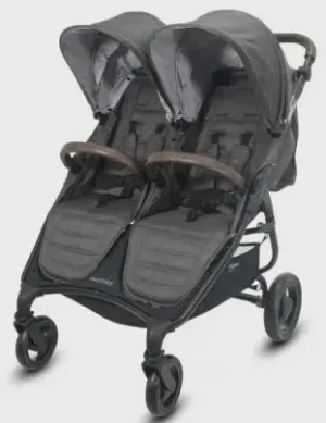 Valco Baby Trend Duo Stroller Bundle-Charcoal- FLOOR MODEL (LOCAL PICKUP ONLY, NO SHIPPING)