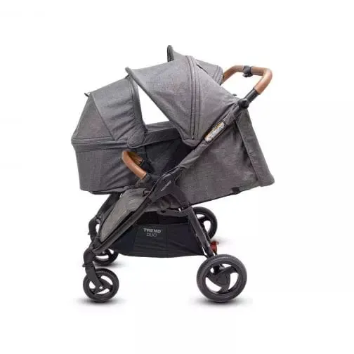 Valco Baby Trend Duo Stroller Bundle-Charcoal- FLOOR MODEL (LOCAL PICKUP ONLY, NO SHIPPING)