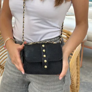 Véda Mini Black Bag