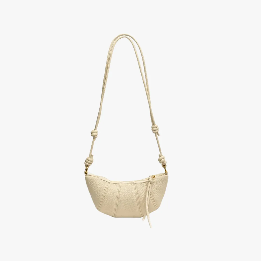Vegan Leather Croissant Crossbody