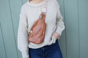 Vegan Leather Crossbody Bag