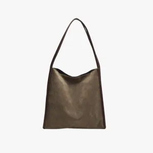 Vegan Suede Tote
