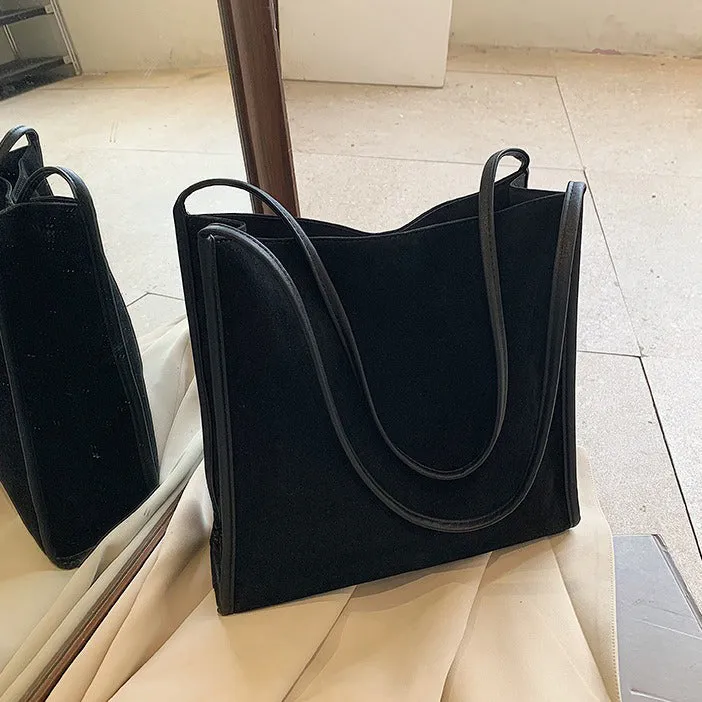 Vegan Suede Tote
