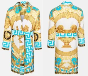 Versace La Coupe des Dieux Bathrobe - Silk - Size XL