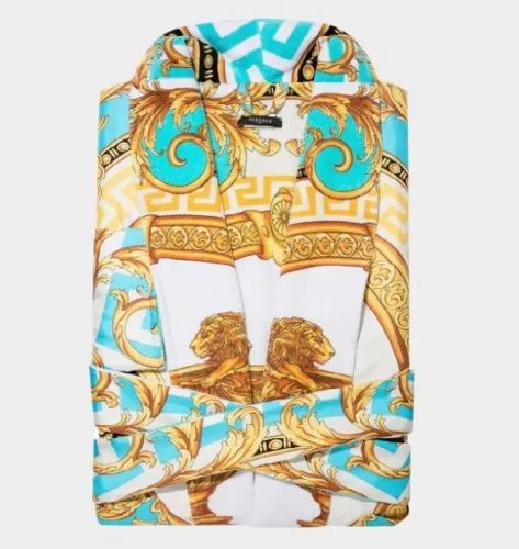 Versace La Coupe des Dieux Bathrobe - Silk - Size XL